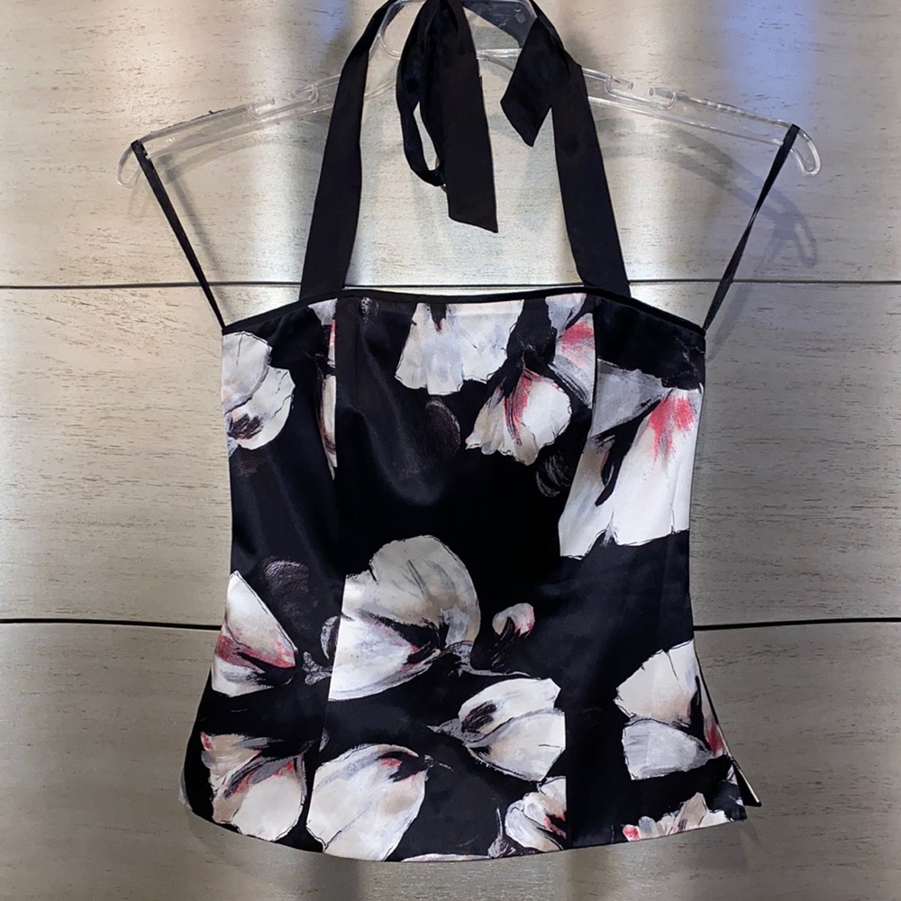 floral bustier top